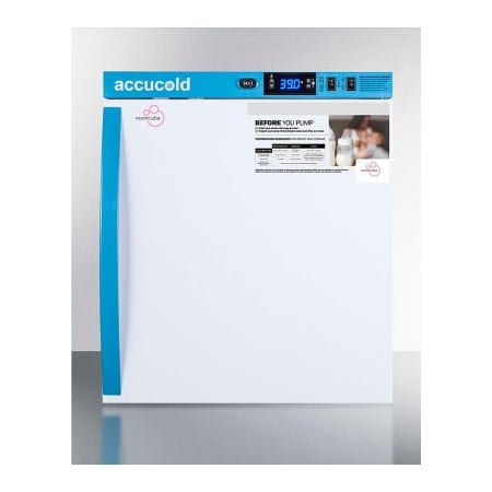 Summit Appliance Div. Accucold Countertop MOMCUBE Breast Milk Refrigerator, 1 Cu. Ft. MLRS1MC